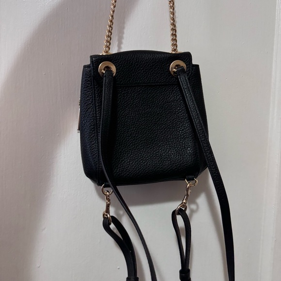 Coach Black Backpack with Gold Chain - Picture 3 of 5
